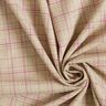 Viskosmix glencheck med lurex – mandel/druva,  thumbnail number 3
