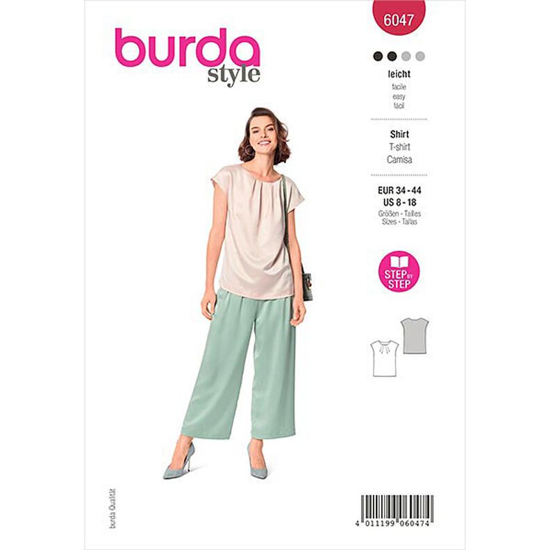 T-shirt, Burda 6047 | 34-44,  image number 1