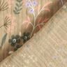 GOTS Muslin/Dubbel-krinkelväv Vårblomsteräng | Poppy Fabrics – mörkbeige,  thumbnail number 4