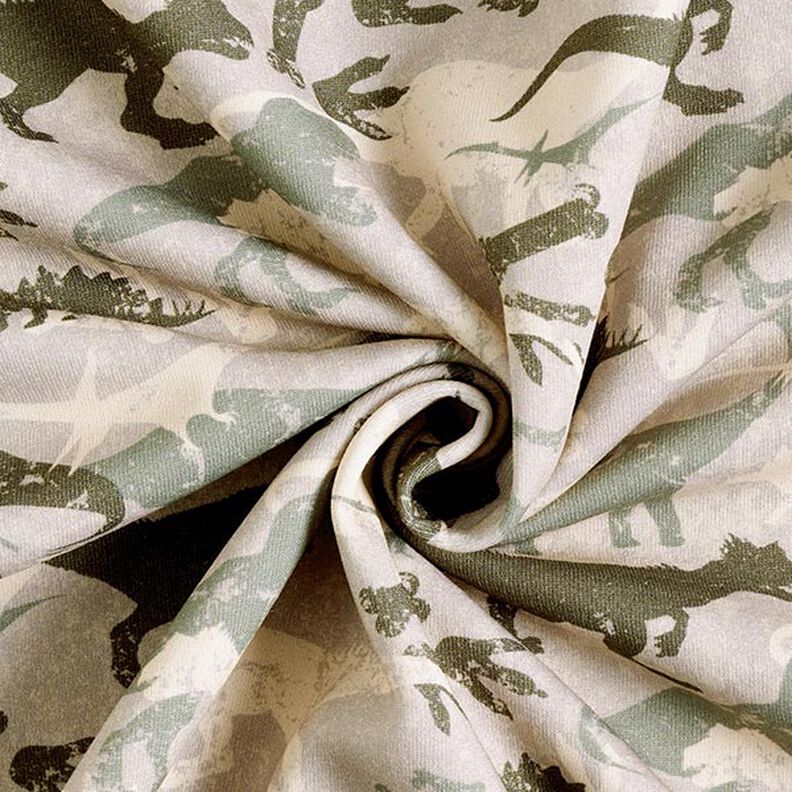 Sweatshirt Ruggad kamouflage-dinosaurier Melange – ljus gråbrun/vass,  image number 3