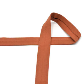 Snedslå Bomullsjersey [20 mm] – terracotta, 