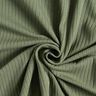 Ribbad jersey Enfärgad – oliv,  thumbnail number 1