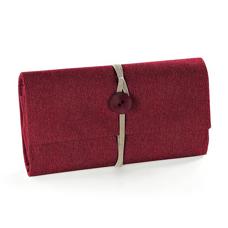 Filt 90 cm / 1 mm tjockt – bordeauxröd, image number 4