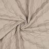 Quiltat tyg cirkelm&ouml;nster | Poppy Fabrics &ndash; m&ouml;rkbeige,  thumbnail number 3