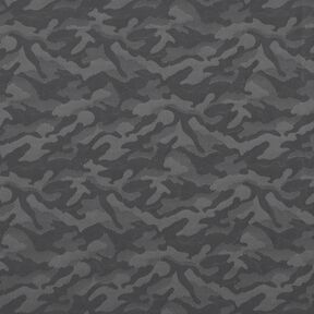 Fodertyg Jacquard kamouflage – mörkgrå, 