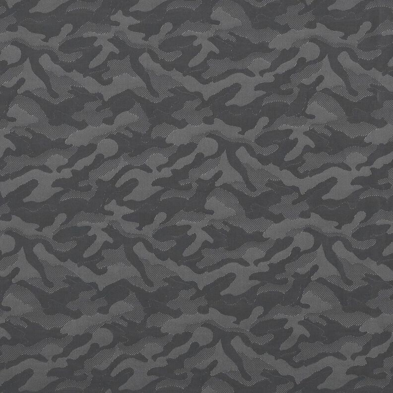 Fodertyg Jacquard kamouflage – mörkgrå,  image number 1
