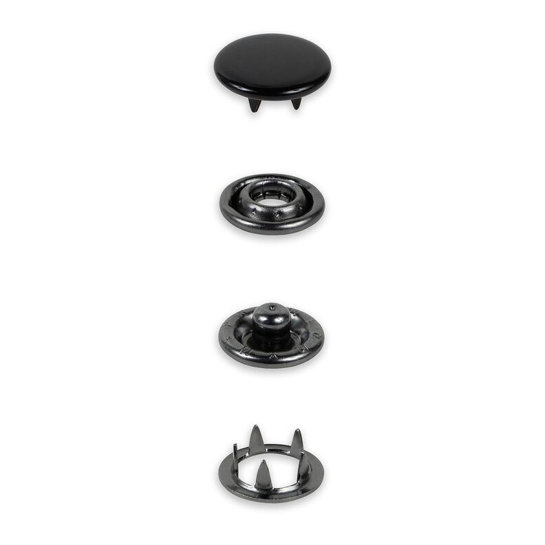 Tryckknappar jersey [12 mm] | Prym – svart,  image number 2