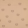 Våffeljersey små björnar | Poppy Fabrics – mörk gammelrosa/aubergine,  thumbnail number 1
