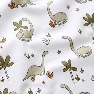 Bomullsflanell dinosaurier – yllevit, 