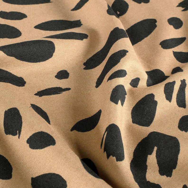 Romanitjersey leopardmönster – moka/svart, image number 2