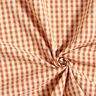 Bäckebölja Bomull vävt rutmönster – terracotta/ljusbeige,  thumbnail number 3