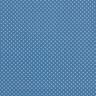 Bomullspoplin Små prickar – jeansblå/vit,  thumbnail number 1