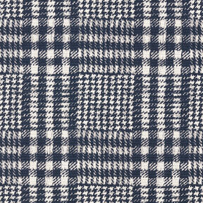 rocktyg dubbelsidiga rutor &ndash; marinbl&aring;tt/vit, 