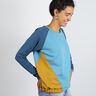 FRAU LILLE - raglansweater med diagonala delningssömmar, Studio Schnittreif  | XS -  XXL,  thumbnail number 3