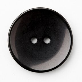 2-hålsknapp blank [Ø 25 mm] – svart, 