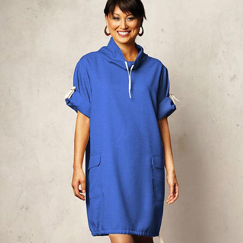 L&auml;tt french terry enf&auml;rgad &ndash; kungsbl&aring;,  image number 9