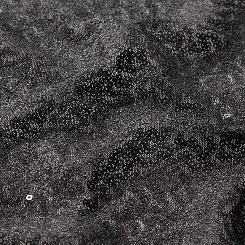 paljettyg snirkliga linjer – svart,  image number 2