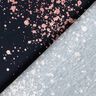 Bomullsjersey Guldspräcklig | Glitzerpüppi – svartblå/mörk gammelrosa,  thumbnail number 4