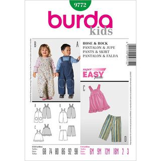 Hängselbyxor, Burda 9772, 
