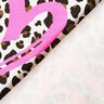 French Terry Sommarsweat lejon och neonhjärtan – cashew/neonpink,  thumbnail number 4