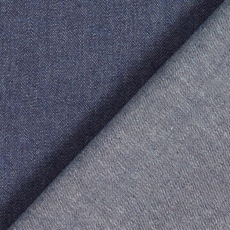 Bomullschambray jeanslook – nattblå,  image number 3