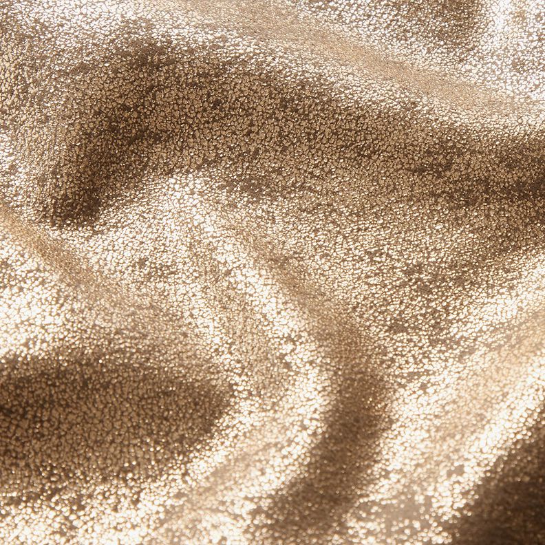 Stretchvelours Metallic – brons,  image number 3