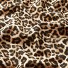 Dekorationstyg Halvpanama elegant leopardmönster – svart/natur,  thumbnail number 2