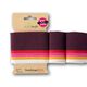 GOTS Ribbade muddar CUFF ME COLLEGE [ 140 cm | 7 cm ] | Albstoffe – bordeauxrött/rött,  thumbnail number 1