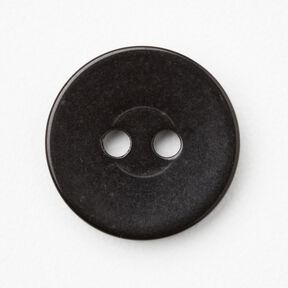 2-hålsknapp blank [Ø 15 mm] – svart, 