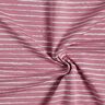 Bomullsjersey Klotter-ränder – gammalt rosa,  thumbnail number 3