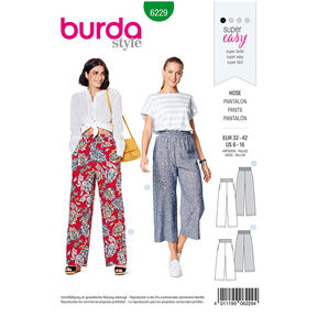 Byxor, Burda 6229 | 32 - 42, 