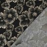 Jacquard 3D-effektblommor – svart/mandel,  thumbnail number 4