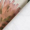 Dekorationstyg Halvpanama blommande klöver – rött/ljus gråbrun,  thumbnail number 4