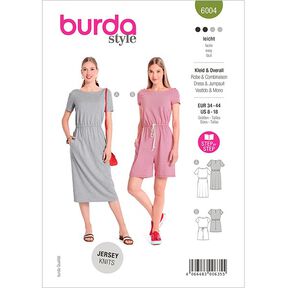 Sommarklänning / Jumpsuit, Burda 6004 | 34 - 44, 