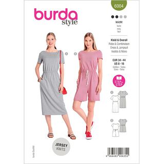 Sommarklänning / Jumpsuit, Burda 6004 | 34 - 44, 