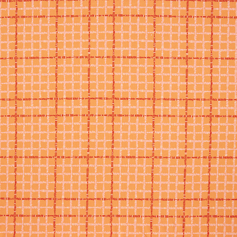 GOTS Bomullsjersey Kryss | Tula – brandgul/terracotta,  image number 1