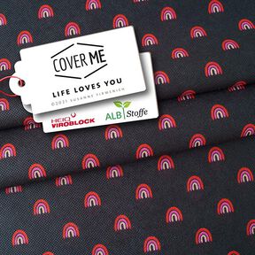 SHIELD CoverMe HEIQ Viroblock Life Loves you – svart | Albstoffe, 