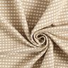 Jacquard jersey viskosmix små rutor – beige/vit,  thumbnail number 3