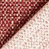 Stoppningstyg färgglad bouclé-look – bordeauxröd/kräm,  thumbnail number 3