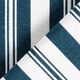 Dekorationstyg Jacquard ränder – havsblå/vit,  thumbnail number 4