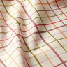 Behandlad bomull Färgglada rutor – beige/röd,  thumbnail number 3