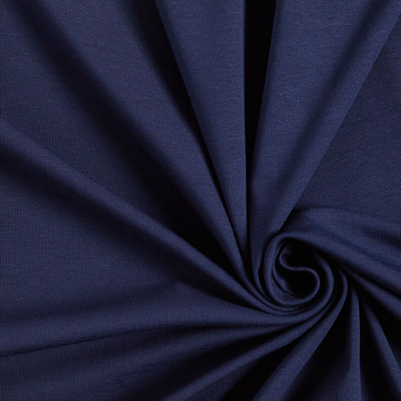 Viskosjersey enfärgad – nattblå,  image number 1