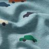 Bomullsjersey leksaksbilar – jeansblå/natur,  thumbnail number 2