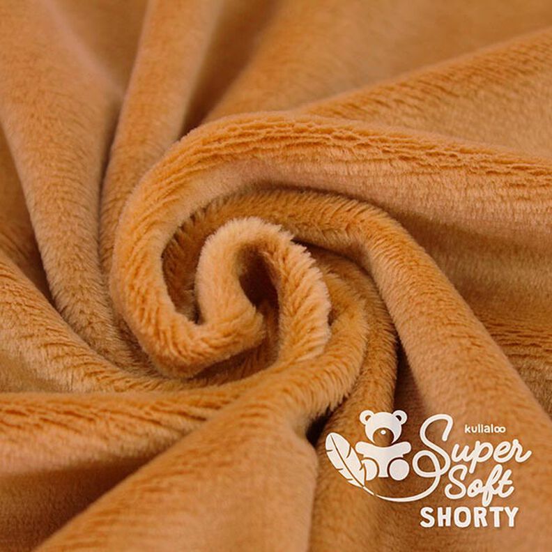 Plysch SuperSoft SHORTY [ 1 x 0,75 m | 1,5 mm ] - ljusbrun | Kullaloo,  image number 4