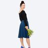 FRAU BELLA - klockad kjol med fickor, Studio Schnittreif  | XS -  XXL,  thumbnail number 6