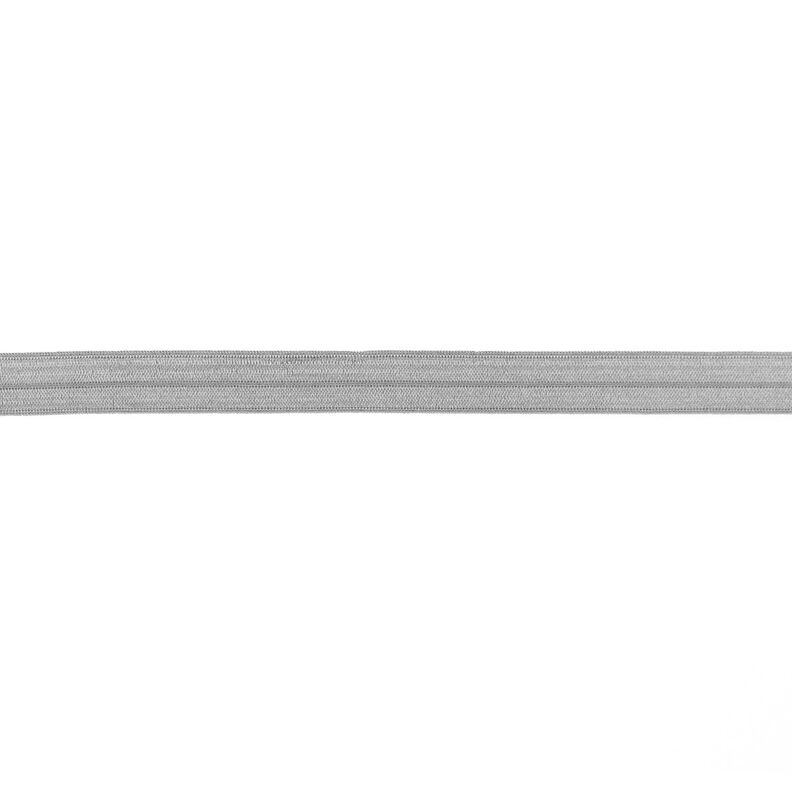 Elastistiskt infattningsband  blank [15 mm] – silver,  image number 1