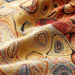 Jacquard Gobeläng Abstrakt konst – blå/rött/gul, 