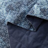 quiltat tyg chambray blommigt batik – jeansblå,  thumbnail number 3