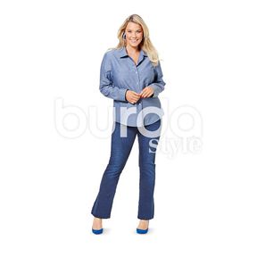 Blus, Burda 6614, 