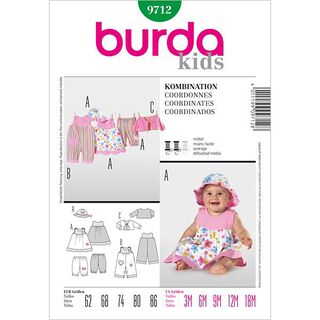 Overall / Klänning / Byxor / Jacka, Burda 9712, 